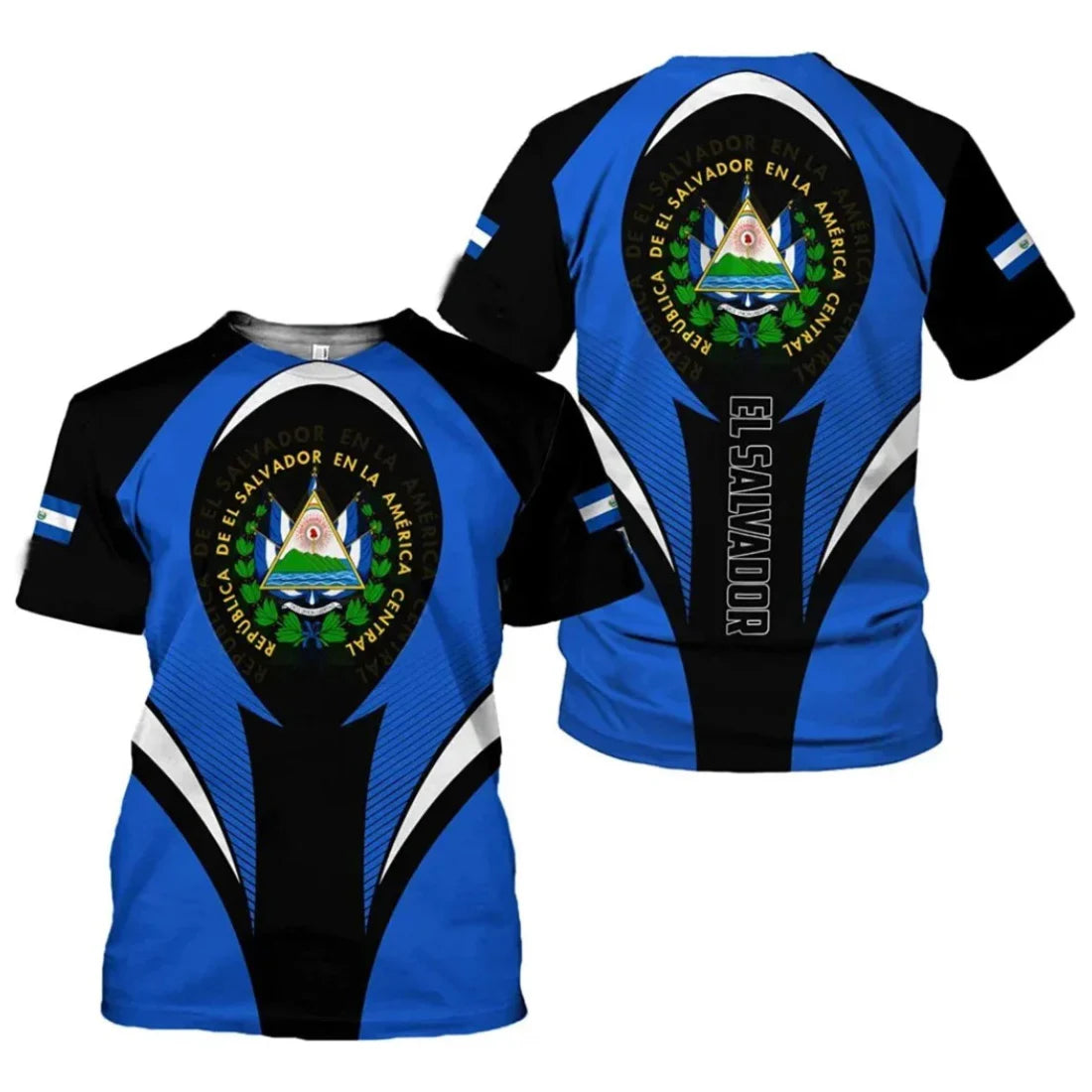 El Salvador Flag Football Jersey 3D Print