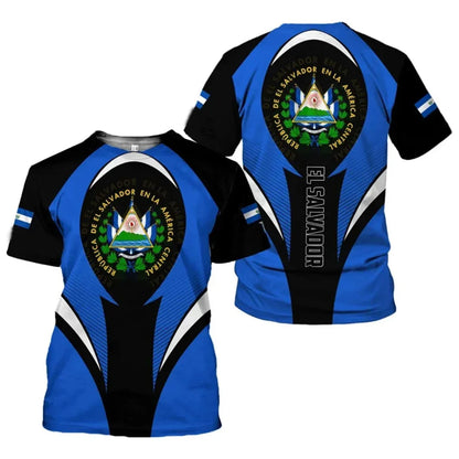 El Salvador Flag Football Jersey 3D Print