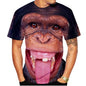 New casual men's new 3D design spoof gorilla funny monkey