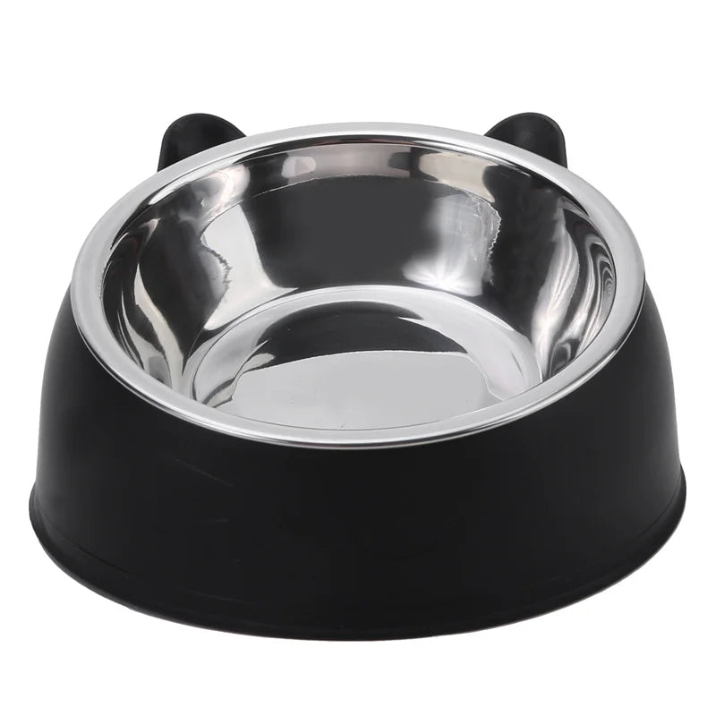 Cat Bowl Lovely Creative Inclined Kitten Puppy Food