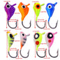 8pcsLuminous Ice Fishing Lure Small Weight with Hook Winter Fishing Bait Wholesale Hengjia Sea Fishing Boat Fishing Lure Lure Ba