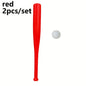 2/4pcs Lightweight Plastic Baseball Bat with Ball Set