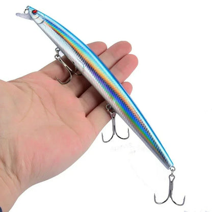 16 Colors 18cm 24g Minnow Fishing Lure Laser Crankbait