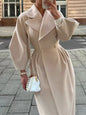 Winter Coat For Women Fashion Solid Loose Lapel