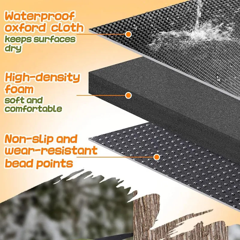 Camouflage Heated Seat Cushion for Sports Fields