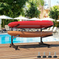 Heavy Duty Kayak Storage Rack with Wheels and Adjustable Feet Garage Outdoor