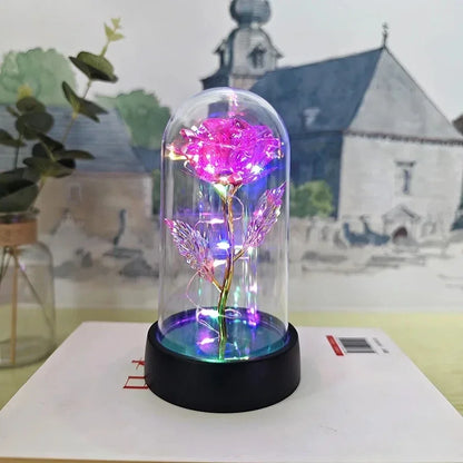Rose Light Beautiful Realistic Looking Night Light Rose