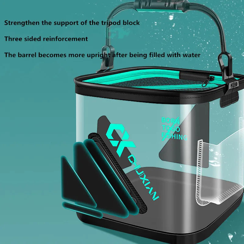 fish bucket portable water tank fishing gear