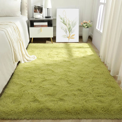 VIKAMA Tie-Dye Plush Carpet Living Room Decoration Soft Fluffy