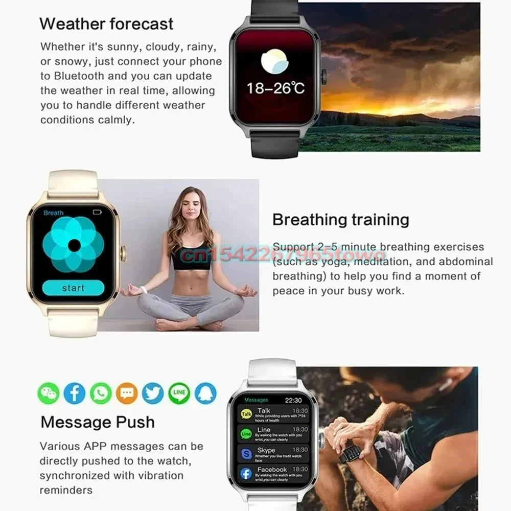 Smart Watch For Android IOS Watches 1.83inch HD Display