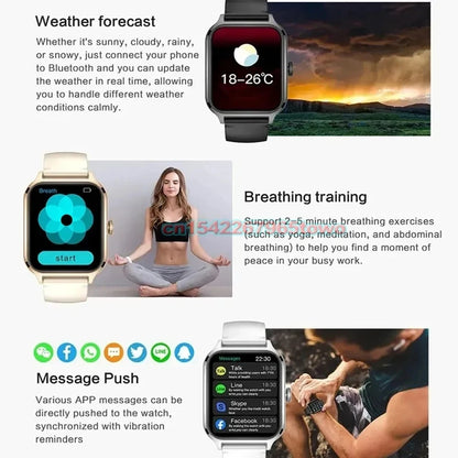Smart Watch For Android IOS Watches 1.83inch HD Display