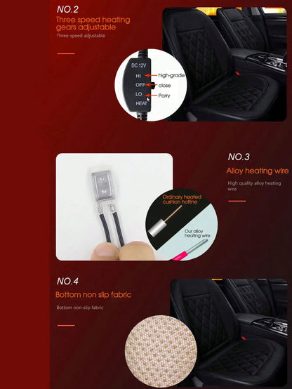 Car heating cushion in winter 12V electric heating cushion