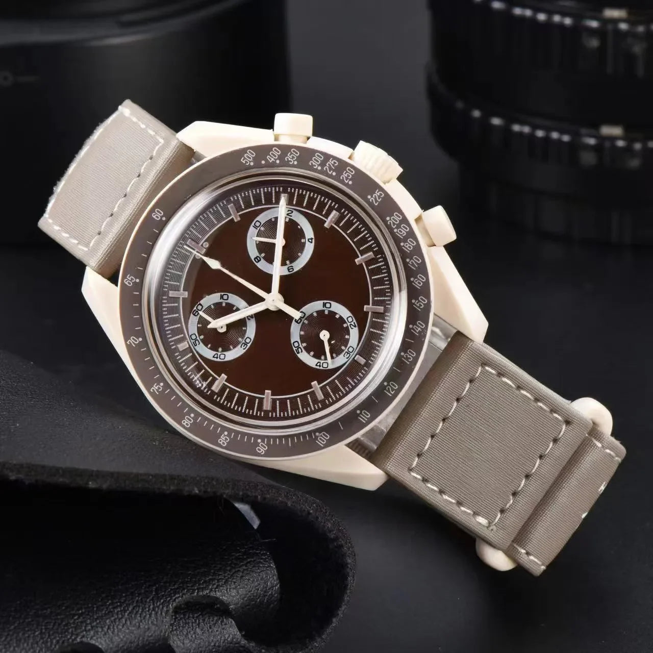 2025 Newest High Quality Wantch Men's and Women's Moon Mercury Quartz