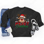 Women's Festive Christmas Reindeer & Plaid Graphic