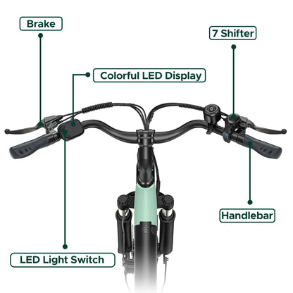 ENGWE HillMiles MileCity 1 26'' Commuter Electric Bicycle