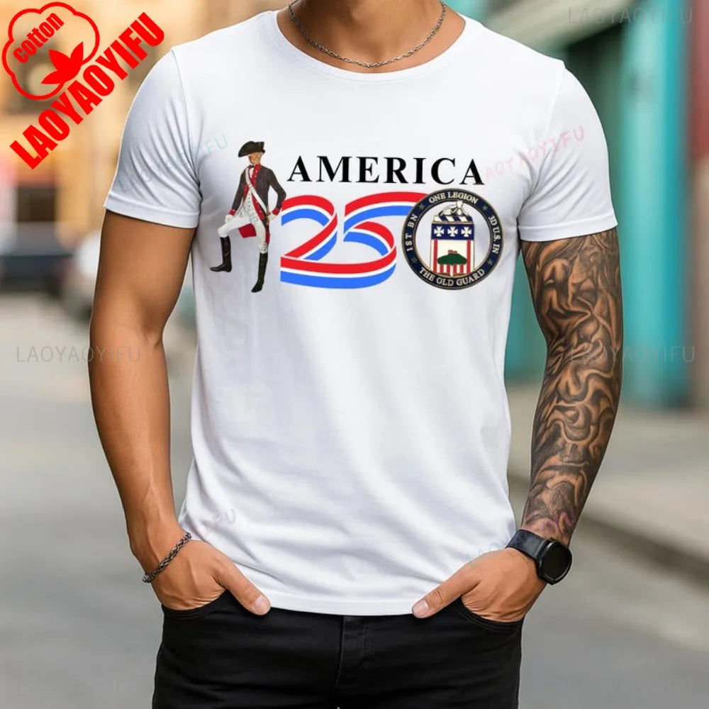 Military Anniversary T-Shirt Veteran 250th Gift Tshirt