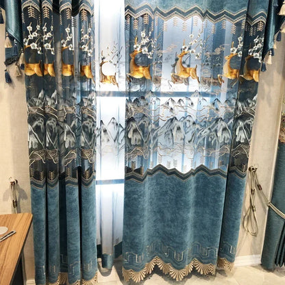 Luxury Elegant Decorative Curtains For Bedroom Europe