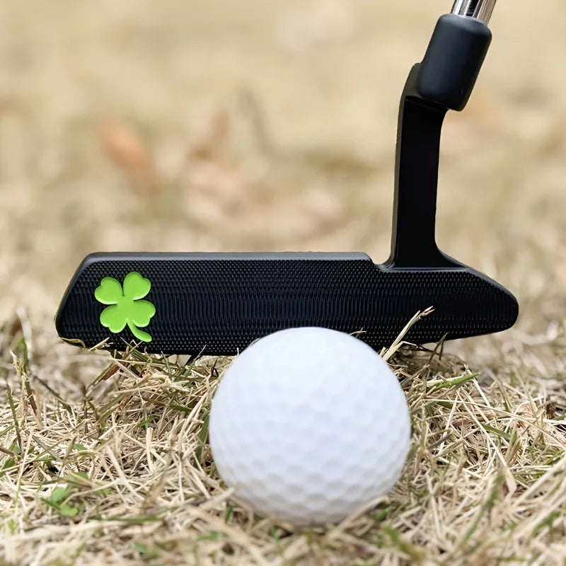 1pc Black Lucky Clover Golf Putter, Club Size 32-36 inches, Equipped with Head Protection, Golf Accessories, Detachable ﻿