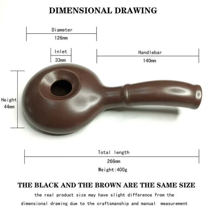 1pc Ceramic Coffee Roaster Home Roasting Pot