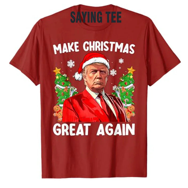 Make Christmas Great Again Funny Santa MAGA Men