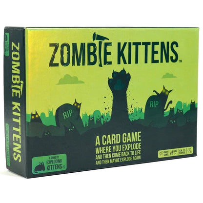 Zombie Kittens Card Game Fun Family Card Games