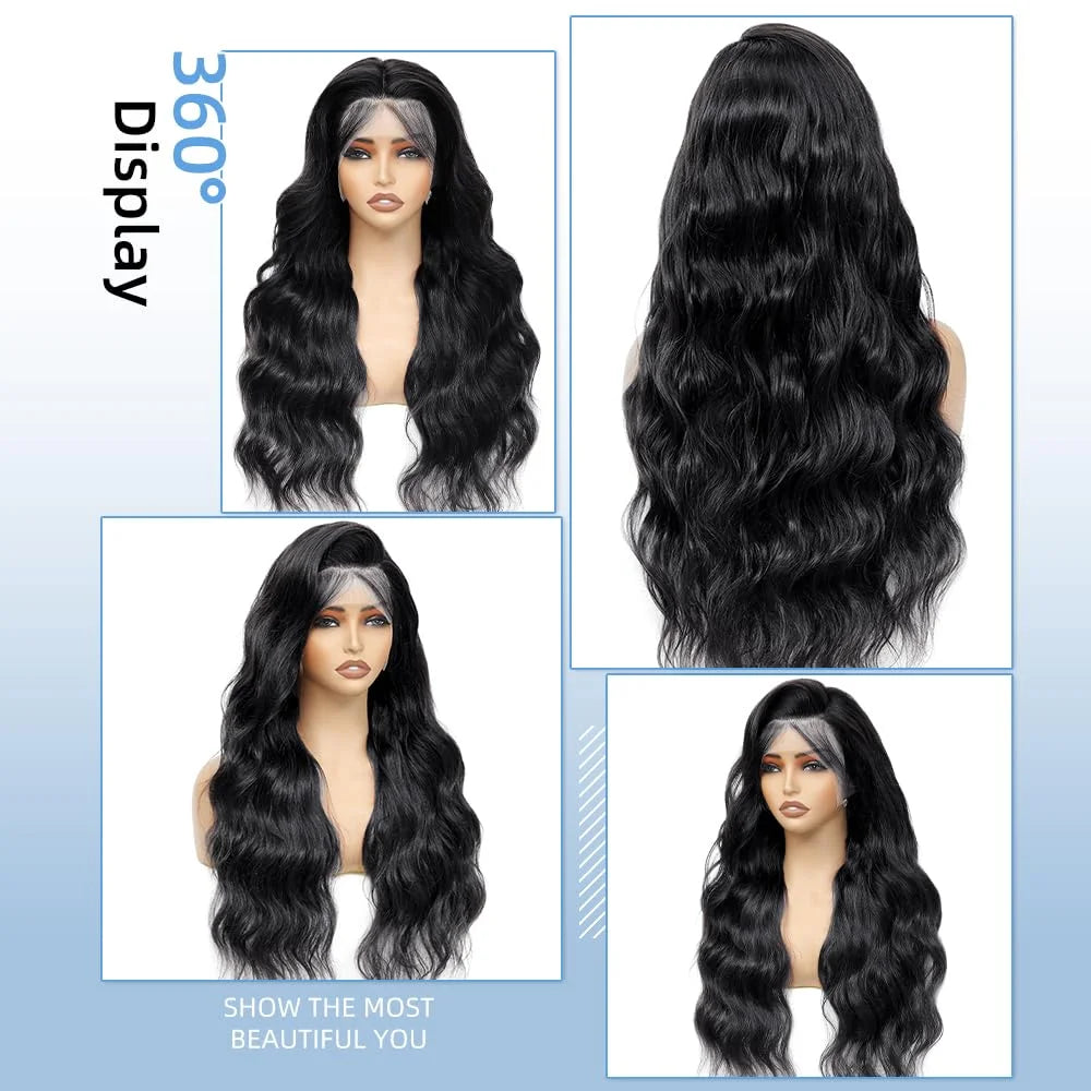 200 Density Body Wave 13x4 360 HD Transparent Lace Front
