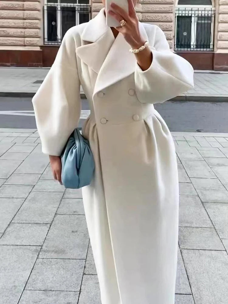 Winter Coat For Women Fashion Solid Loose Lapel