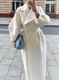 Winter Coat For Women Fashion Solid Loose Lapel