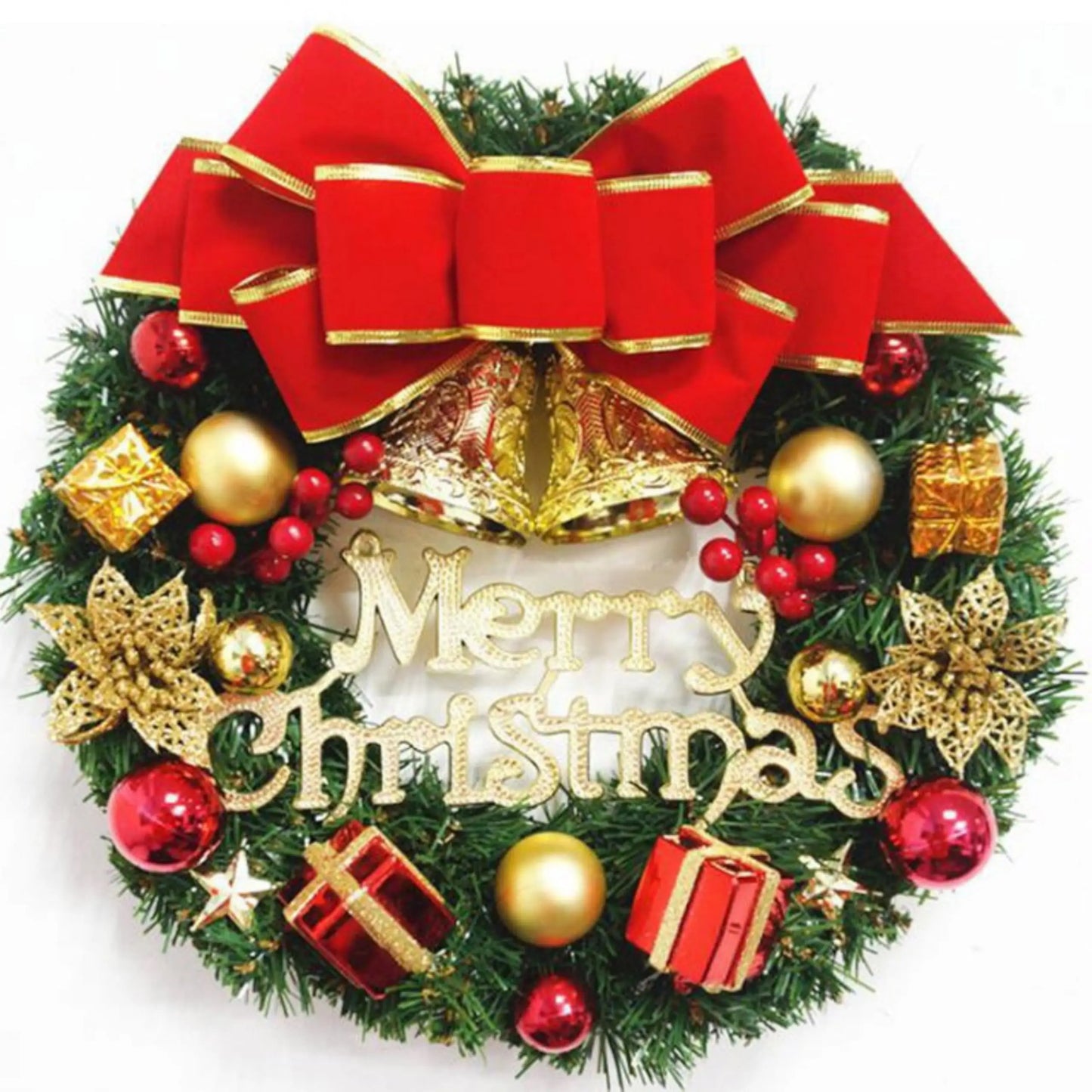 Christmas Decoration Handmade Simulation Christmas Wreath