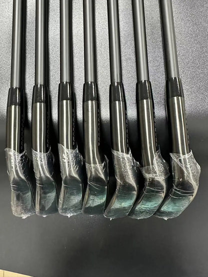 2024 New Brand Black Golf Irons Set P 790 456789p with Shaft and Grip P790 Golf Club Iron set 7pcs Head Cover Free Shipping