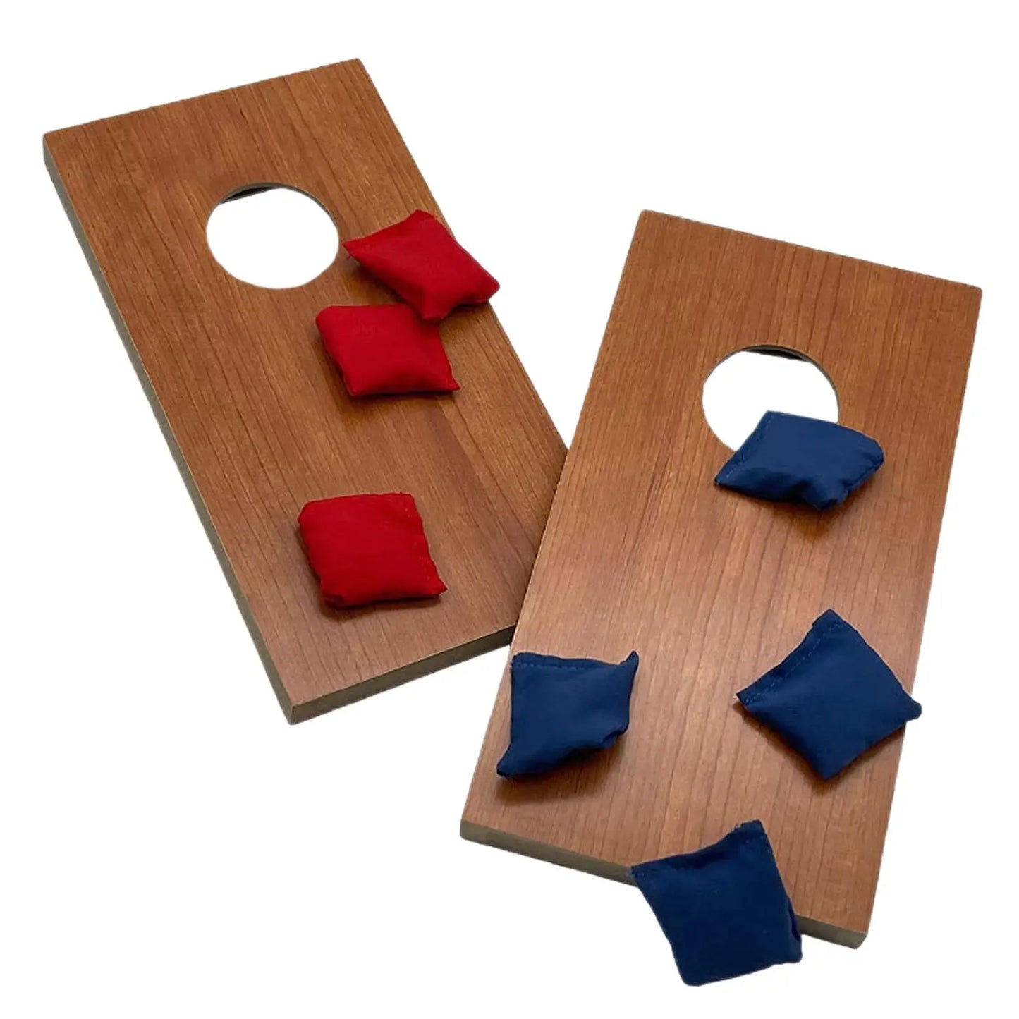 Tabletop Cornhole Game Set with 8 Bean Bags