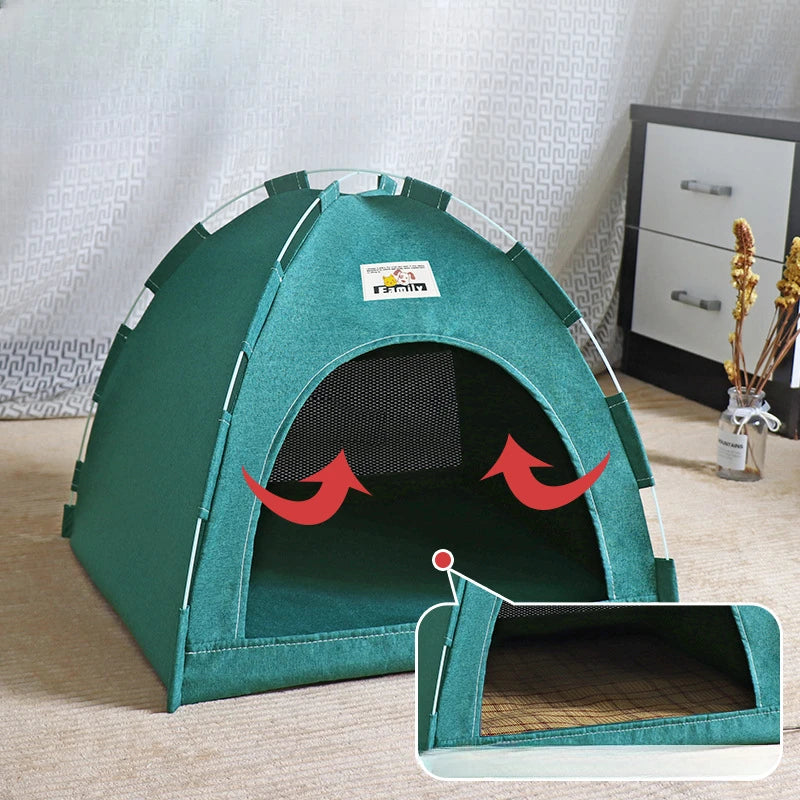 Foldable Cat House Pet Tent Four Seasons Universal