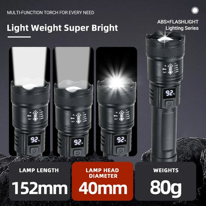 High Strong Power Led Flashlights 2000LM Tactical Torch
