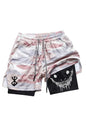 Berserk- Men's 2-in-1 sports shorts, running