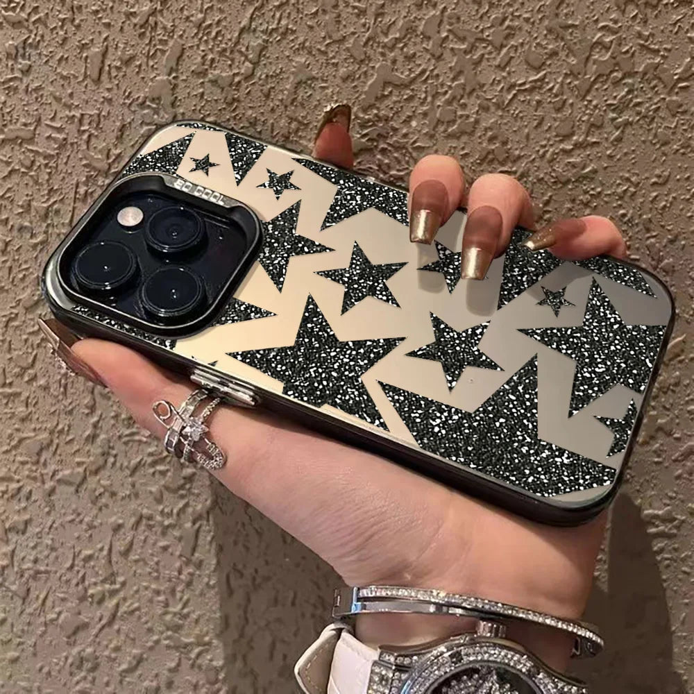 Luxury INS Star Phone Case For iPhone 16 Pro Max 17 13 11 15 14 12 17