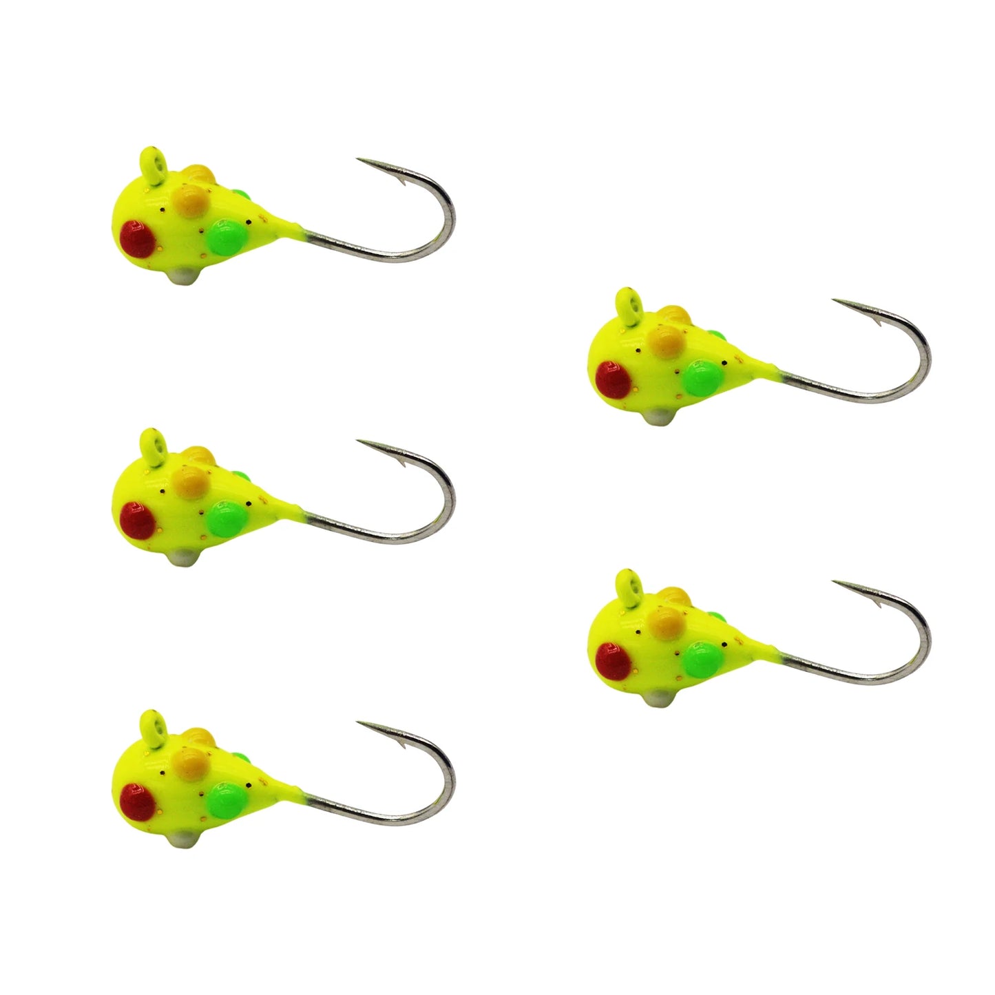 Tungsten Ice Jigs Glow Tungsten Ice Fishing Lure Jigs