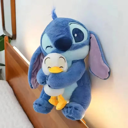 New Disney 20cm Plush Doll Stitch Lilo Doll Cute Duck Stitch Plush Stuffed Toy Christmas Children's Birthday Gift Kawaii Toys