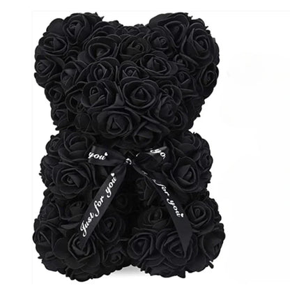 2025 New Artificial Flower Eternal Rose Teddy BeaR