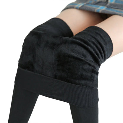 Winter Leggings For Women Warm Leggins Solid Color