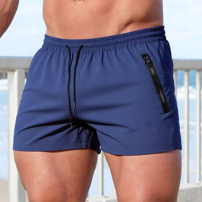 Men's Soild Color Swim Shorts Summer