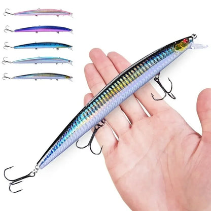 16 Colors 18cm 24g Minnow Fishing Lure Laser Crankbait