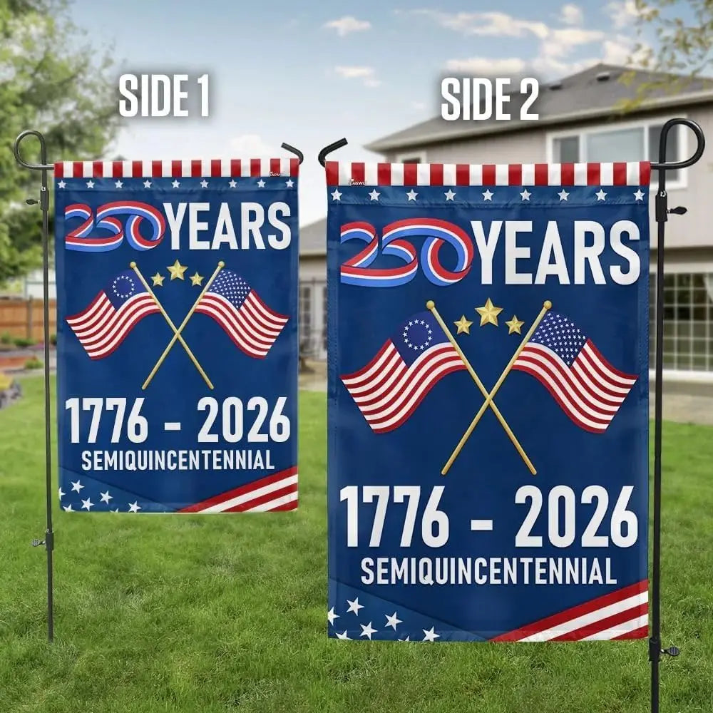 US 250th Anniversary 1776 2026 Semiquincentennial Flag, Independence Day