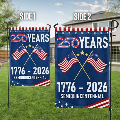 US 250th Anniversary 1776 2026 Semiquincentennial Flag, Independence Day