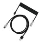 Coiled Keyboard Cable Type C To USB-A Mechanical Keyboard