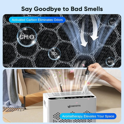 Large Room Air Purifier with HEPA Filter