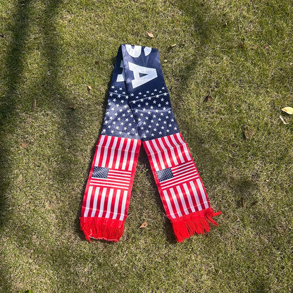 2026 American Scarf 14x135cm Double-sided Printed