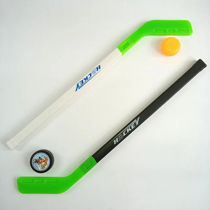 One Set Ice Hockey Clubs And Ball For Kids