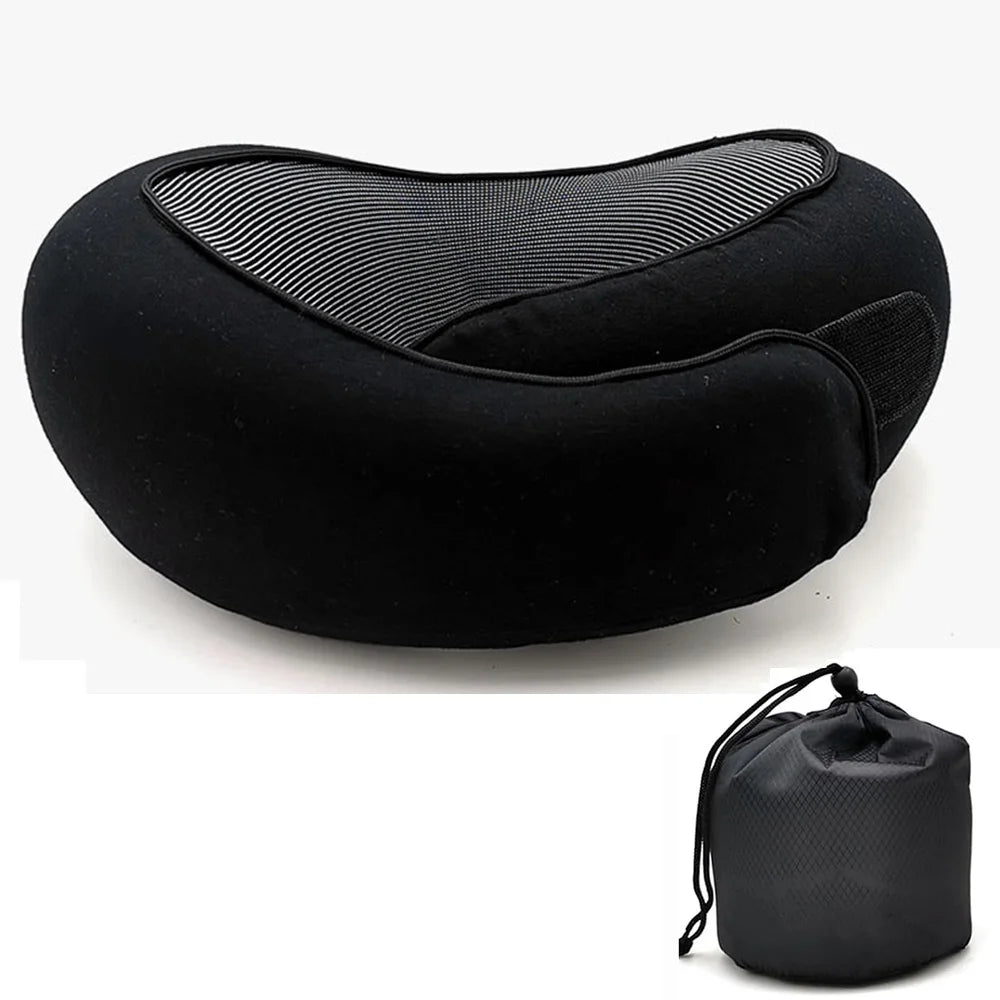 Travel Neck Pillow Memory Foam U-shaped Pillow Snail Style