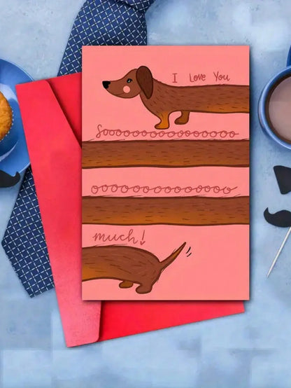 Valentine's Day Greeting Card with Envelope,