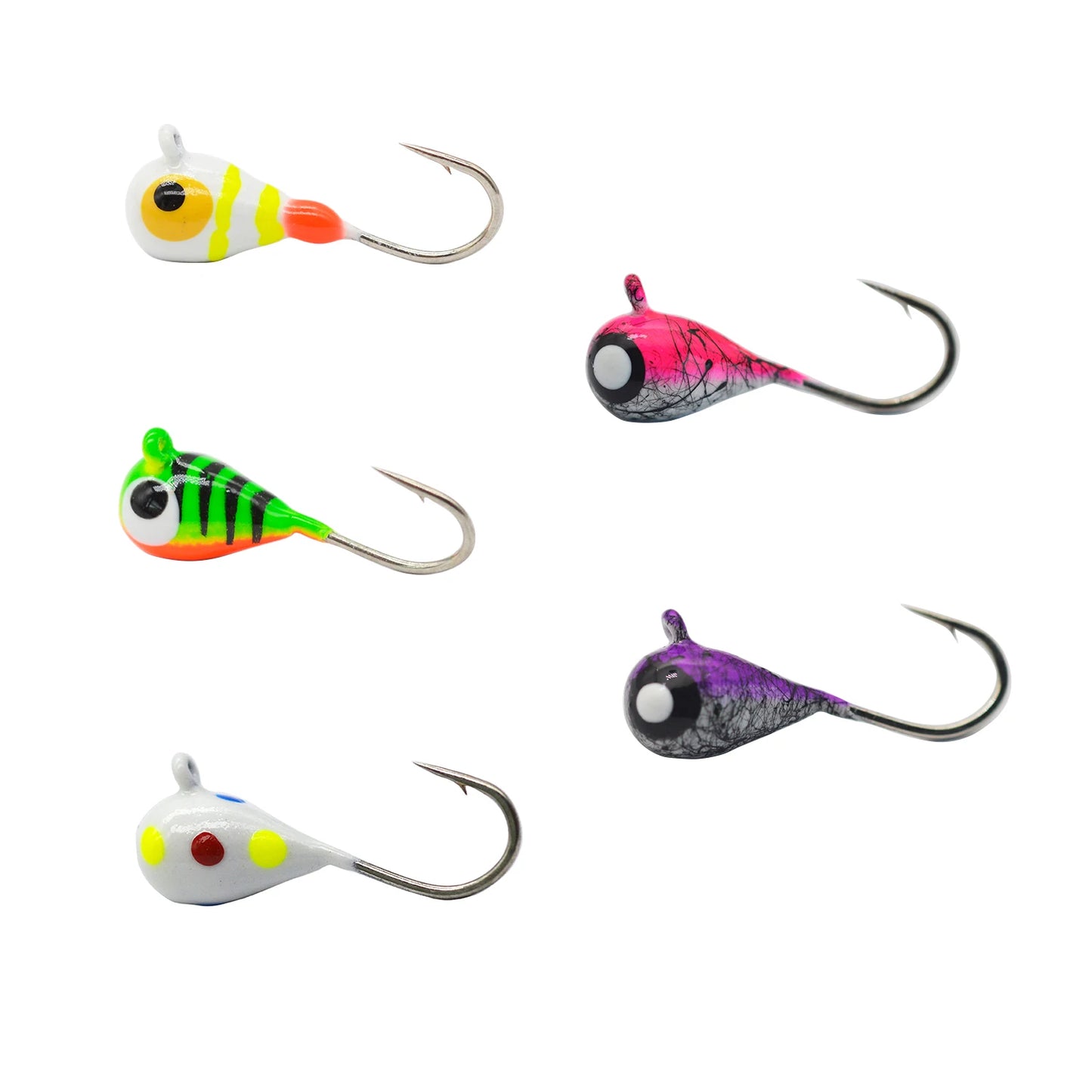 Tungsten Ice Jigs Glow Tungsten Ice Fishing Lure Jigs